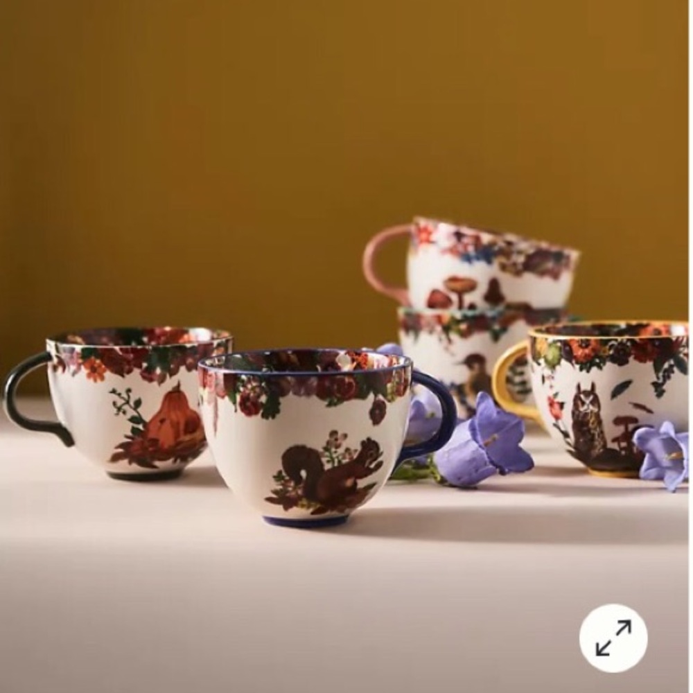 Anthropologie Nathalie Lete Mug Stoneware NWT NIB RARE - Picture 4 of 11